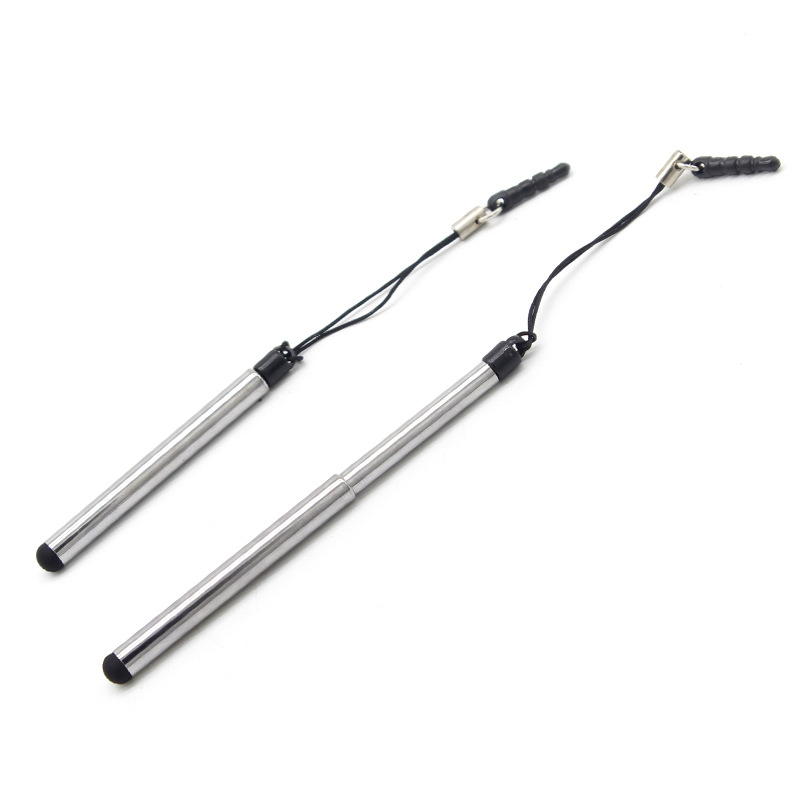 Thin rod telescopic touch pen export key capacitive pen mobile phone handwriting slender touch pen copper tube