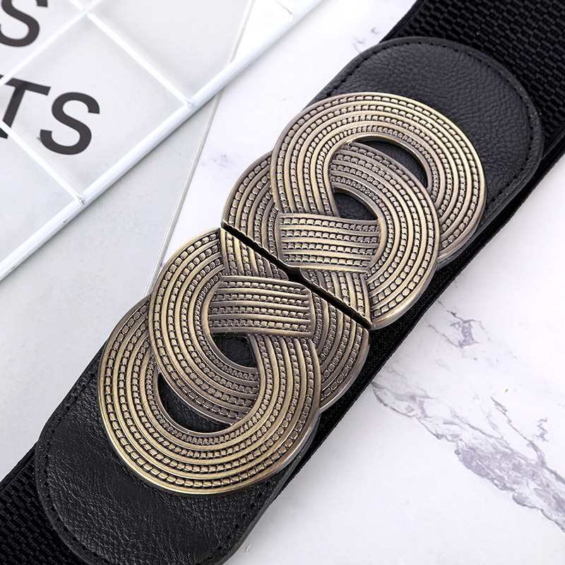 Factory sale Women's elastic belt fashionable elastic wide waist seal new casual dress decorative wide belt