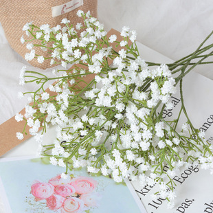 Simulation of Gypsophila wedding decoration ins style holding flower bouquet soft glue feel Gypsophila simulation flowers fake flowers wholesale