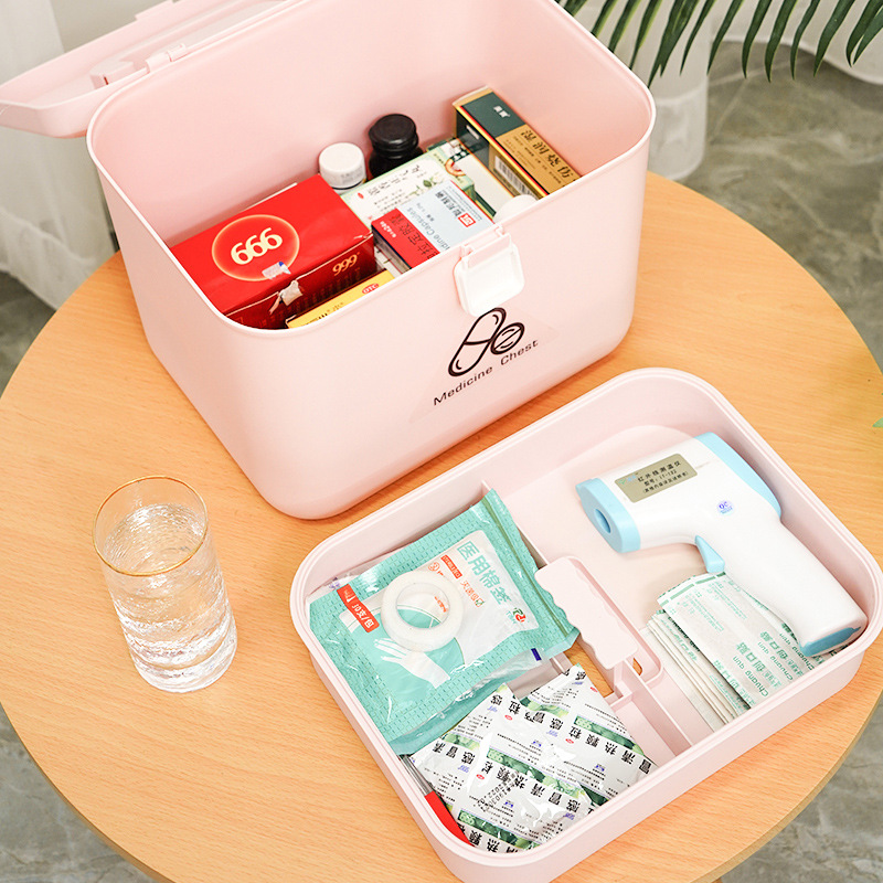 Medicine Box Household Medicine Box Storage Box Home Medical Box Medicine Box Portable Multifunctional Medicine Storage Box Wholesale