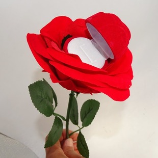 New creative rose ring box multi-layer rose proposal ring box holiday gift box