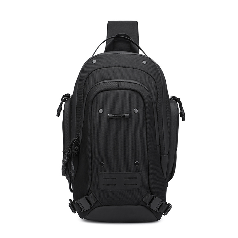 Ozuko Cross-border New Men's Chest Bag Trendy Brand Large Capacity Men's Bag Sports Waterproof Crossbody Bag Men's High-end Sense