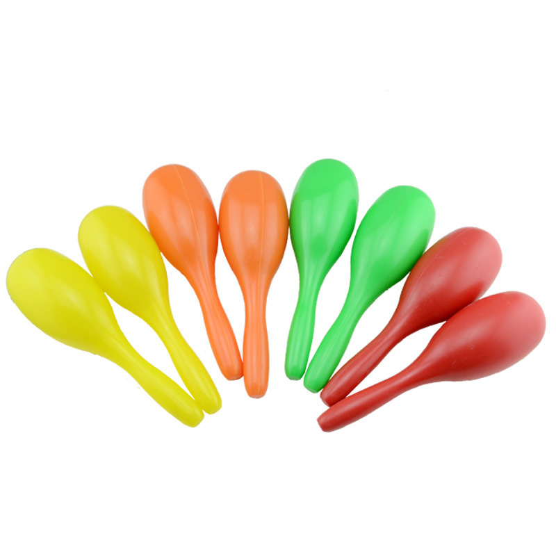 Orff children's percussion instrument teaching aids hand-cranked wood sand egg plastic egg sand hammer round head sand ball Oval coconut tree