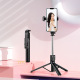 Z14 black [lengthened 1.4 m selfie stick + charging multifunctional tremolo Bluetooth + keel base]]