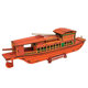 Nanhu red boat sailing model assembled wooden 3diy handmade simulation three-dimensional puzzle patriotic education wholesale