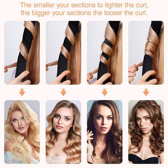 European and American hot sale non-hot lazy artifact hair curler sponge foam sleep curler big wave roll four-piece set