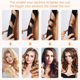 European and American hot sale non-hot lazy artifact hair curler sponge foam sleep curler big wave roll four-piece set