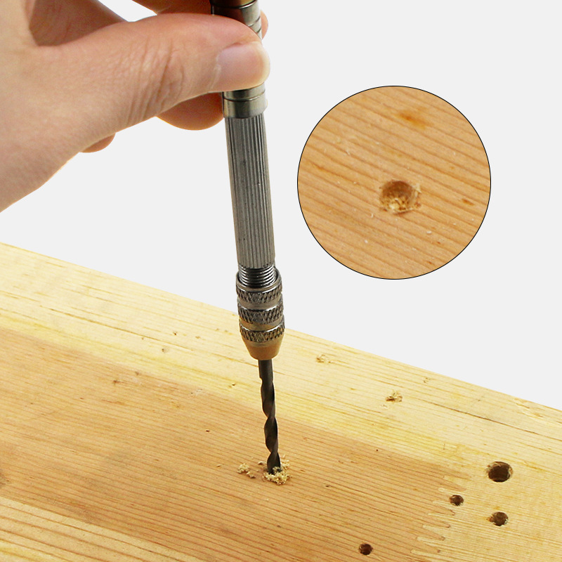 Wenwan woodworking DIY tool mini hand drill twist drill hand twist drill manual drilling drill reaming drill hole puncher