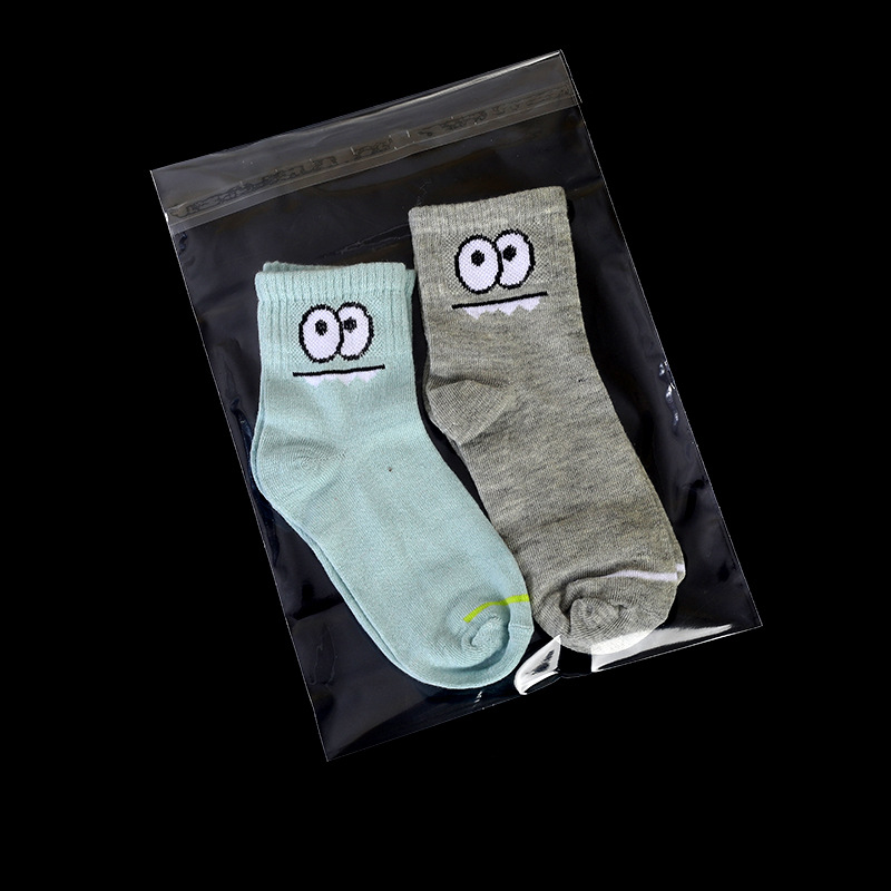 High permeability pe self-adhesive bag garment packaging bag transparent bag PO self-adhesive self-sealing bag high pressure soft plastic bag wholesale