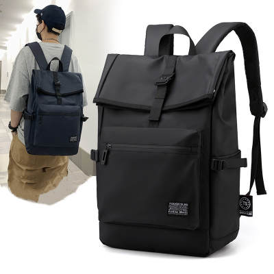 New simple backpack men's casual travel bag computer backpack lightweight College student schoolbag one-piece delivery