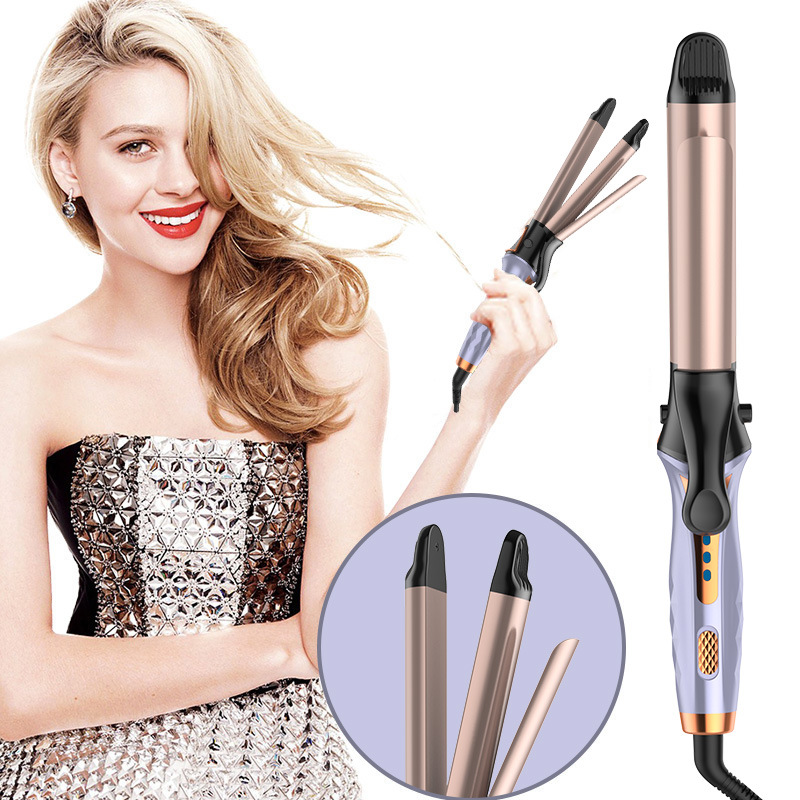 Cross-border new straight roll dual-purpose curling iron household multi-functional non-injury special automatic electric splint hair straightener