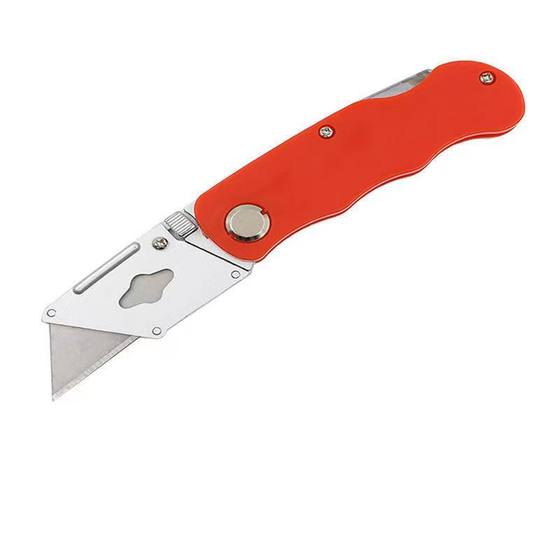 Xin Dao Aluminum Alloy Folding Art Knife Wallpaper Knife Hold Thickened Heavy-duty All-steel Dismantled Electric Knife Horn Trapezoidal Blade