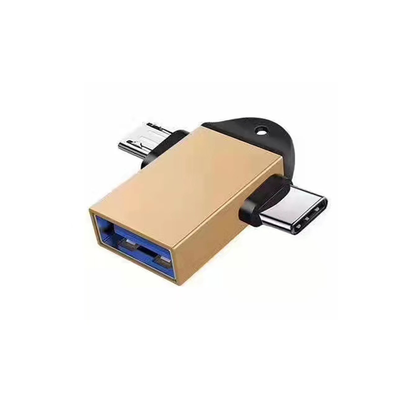 Factory direct two-in-one OTG Mobile Phone Adapter TYPE-C + Micro USB3.0-U card reader