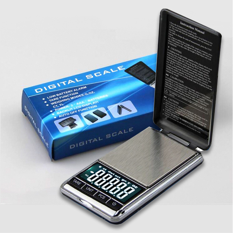 Factory wholesale portable jewelry scale household Carat scale small electronic scale 0.01g 200g precision electronic scale