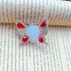 Hairball butterfly white one
