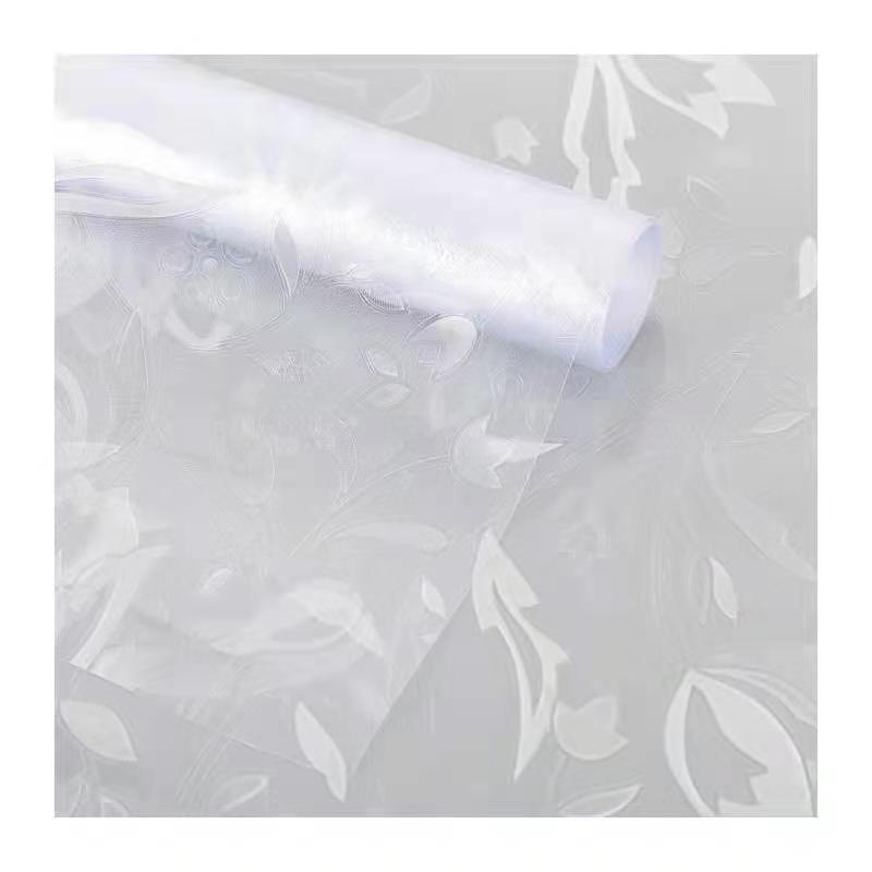 Spot electrostatic non-adhesive glass 3d decorative film frosted sunshade heat insulation sunscreen bathroom anti-peep window film