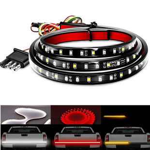 60 inch LED pickup truck Tailgate light bar two-color reverse steering brake tail light bar