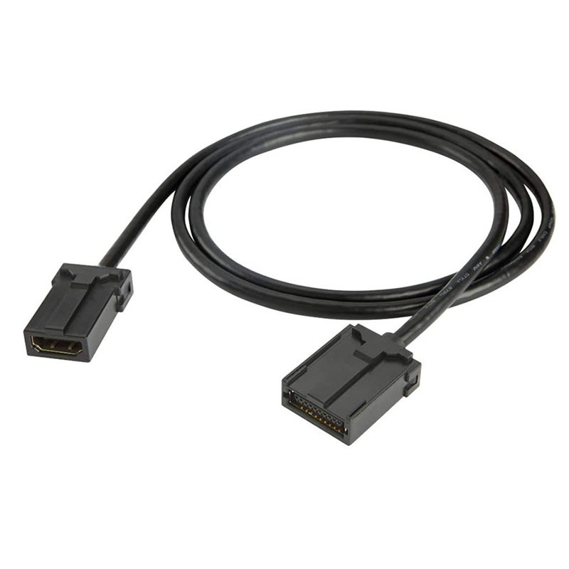 HDMI car audio and video HDTV cable dedicated line hdmi E type to A M/F HD cable