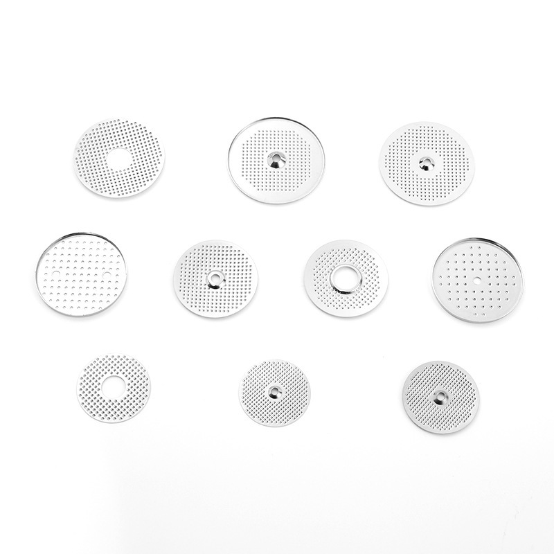 Foshan shenyefeng factory supplies stainless steel filter mesh outer diameter 52mm hole spacing 20mm cross-border supply
