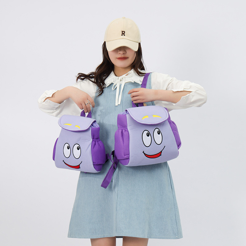 American animated Dora the Explorer backpack Dora map small backpack Primary School Junior High School High School University bag