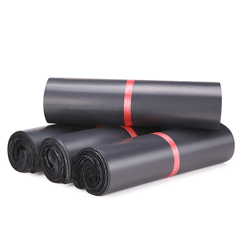Baizun logistics packaging gray black packaging bag waterproof thick packing bag express bag 28*42 factory wholesale