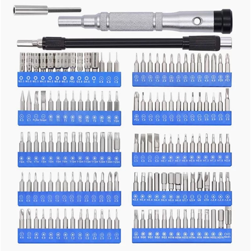 160-in-one Multi-function screwdriver set combination mobile phone telecommunications maintenance tools cross-border wholesale factory supply