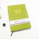 A5 green PU leather soft face sketchbook-S003