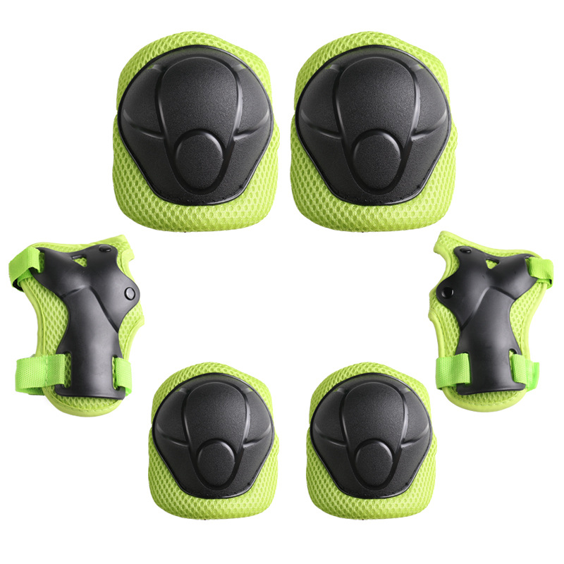 Children's skateboard roller skating balance car riding protective gear skating outdoor sports 6-piece protective anti-collision protective gear