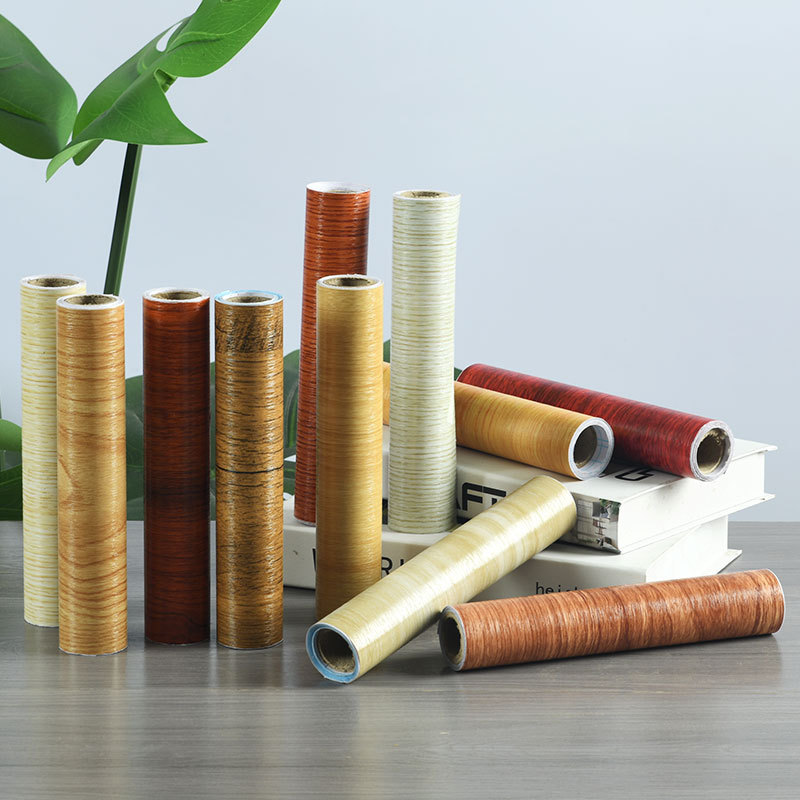 Skirting line stickers thickened wood grain self-adhesive waist line frame window sill waterproof moisture-proof furniture renovation PVC stickers wholesale