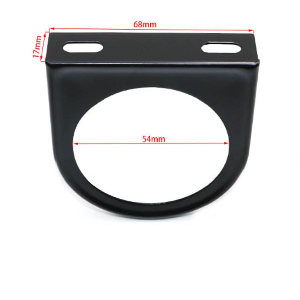 Car instrument modification meter seat single hole instrument frame instrument panel flat bracket carbon fiber 2 inches 52mm