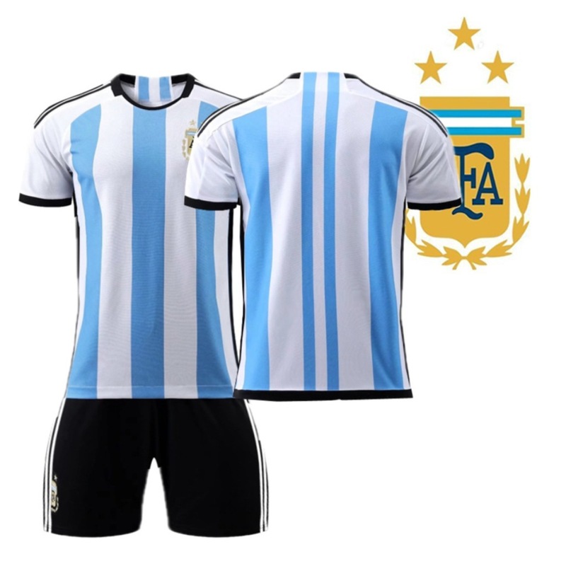 Champion Home No.10 Messi No.11 Di Maria フットボール ジャージ ワールドカップ 2022/23 アウトドア スポーツ フットボール シャツ|undefined