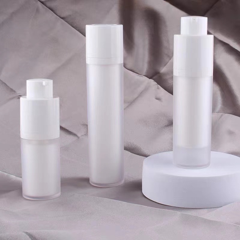 Spot 15ml30ml50ml Rotary vacuum bottle Press double vacuum lotion bottle powder essence cream sub-pack