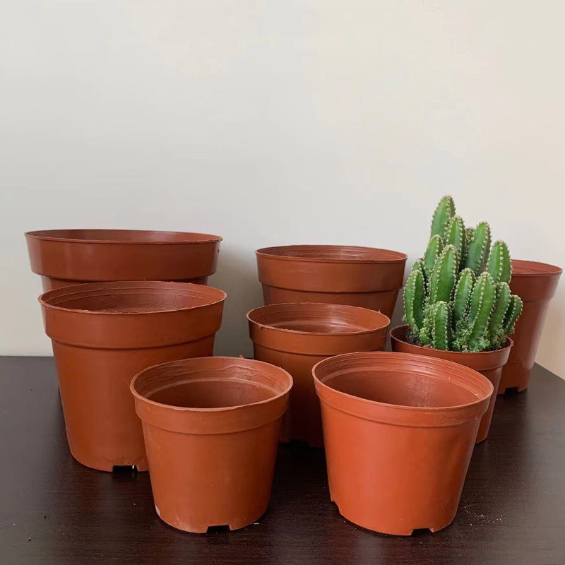 Fleshy Flower Pot Plastic Thickened Seedling Cup Net Bottom Pot Base Nursery Simple Root Control Green Plant Rigid Breathable Container