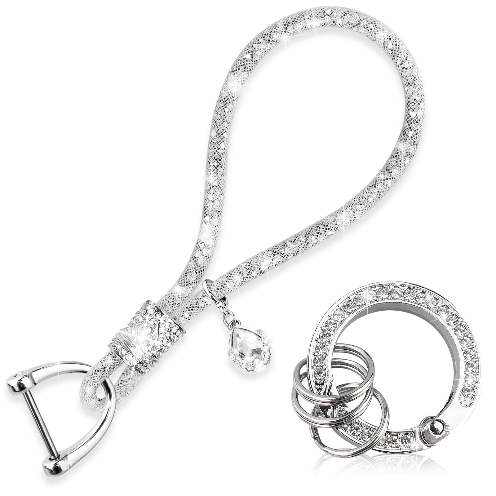 Car diamond key chain car car car with drill rhinestone full drill crystal drill key ring key ring