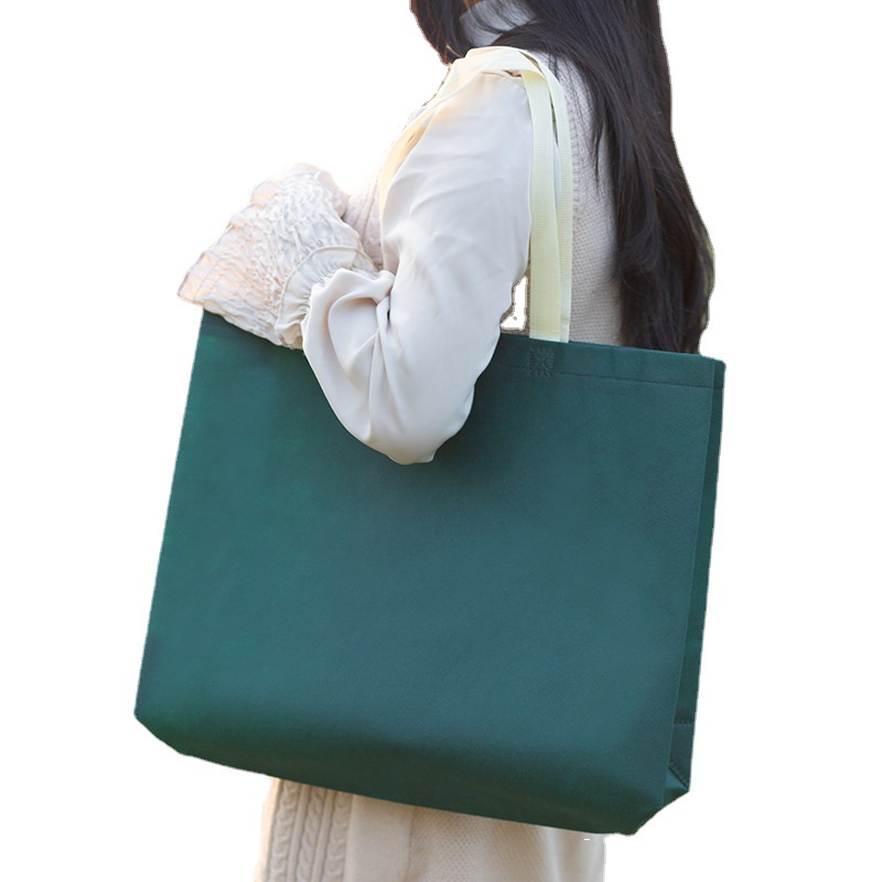 Thickened Internet celebrity Three-dimensional non-woven bag women's clothing store handbag shopping bag custom logo