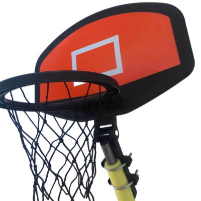 Factory direct selling children's outdoor jumping bed basketball board, trampoline basketball frame, jumping bed basketball stand, trampoline backboard