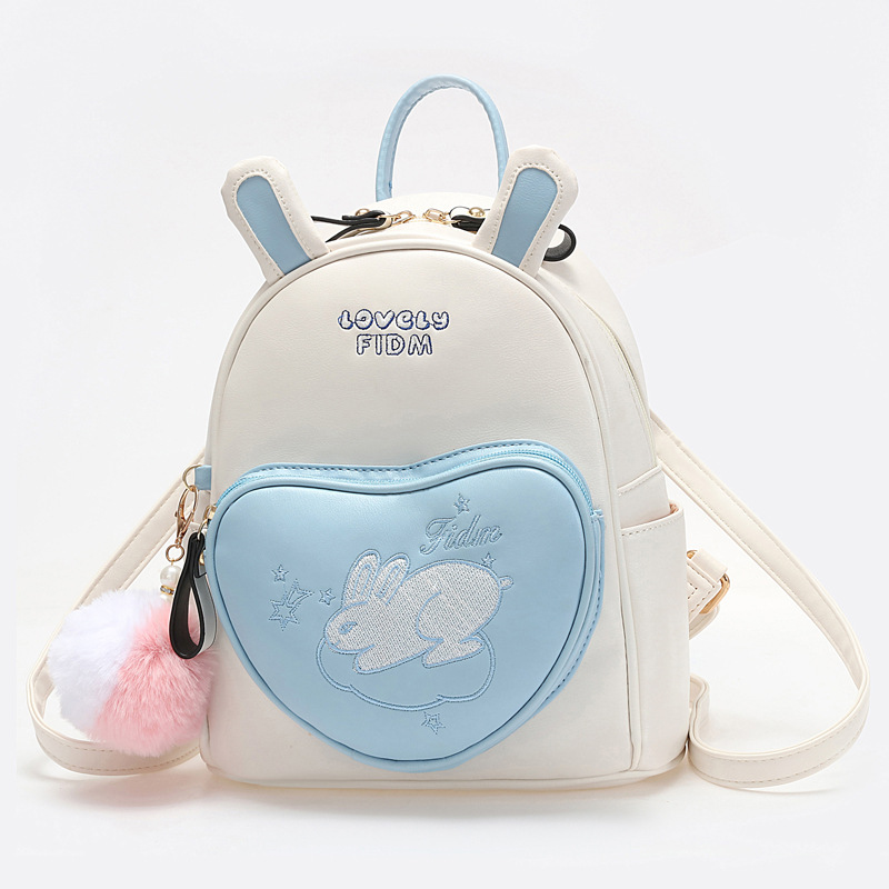 2023 new backpack Women's Mini cute rabbit Bag Girl backpack