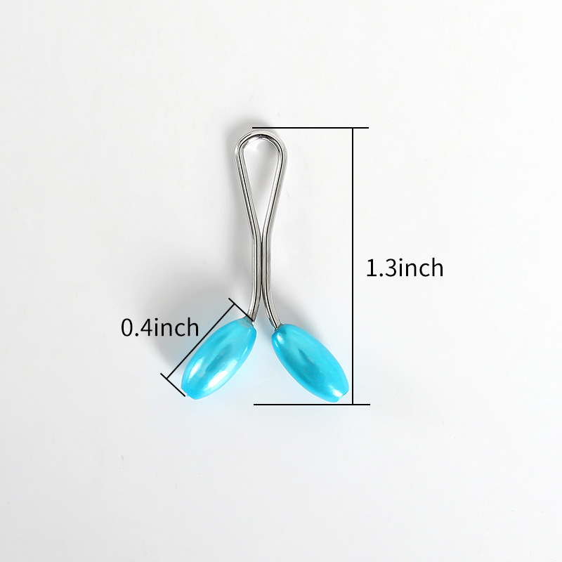 Cross-border exclusive for elegant versatile fashion bag turban clip rice grain-shaped personalized clothing with decorative positioning brooch clip