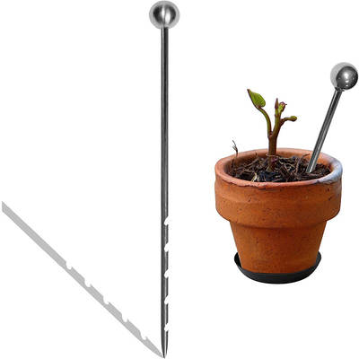 14-inch stainless steel soil probe, indoor and outdoor plant soil sampler, plant moisture monitor