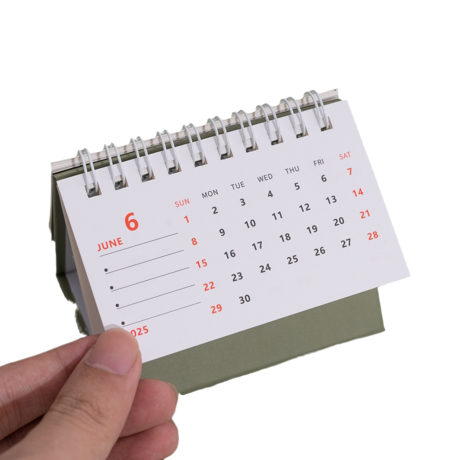 Cross-border small desk calendar 2025 desk calendar mini desk calendar desktop creative decoration notepad English version calendar month calendar