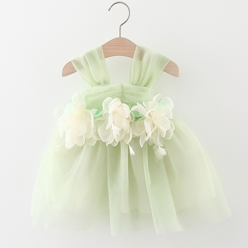 2023 Summer new girls dress ins princess dress popular fashion Korean dress dress baby girl foreign trade