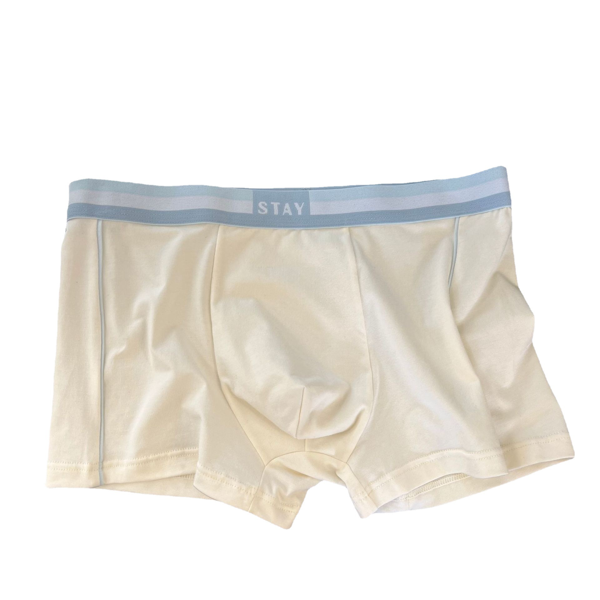 Guangzhou Leying Sports Simple Men's Underwear 80 Regenerated Fiber Cotton Breathable Sweat-Absorbing Four-Corner Boys' Boxers