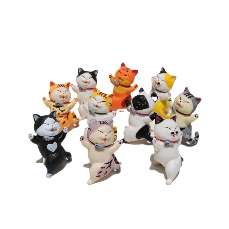 A variety of optional cat car ornaments twisted cat Egg cat ornaments cat creative gift gift doll