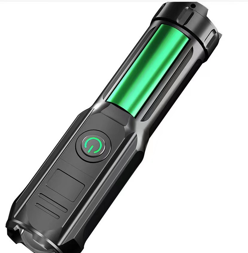 Outdoor flashlight rechargeable multi-purpose long-range portable super bright household emergency mini portable
