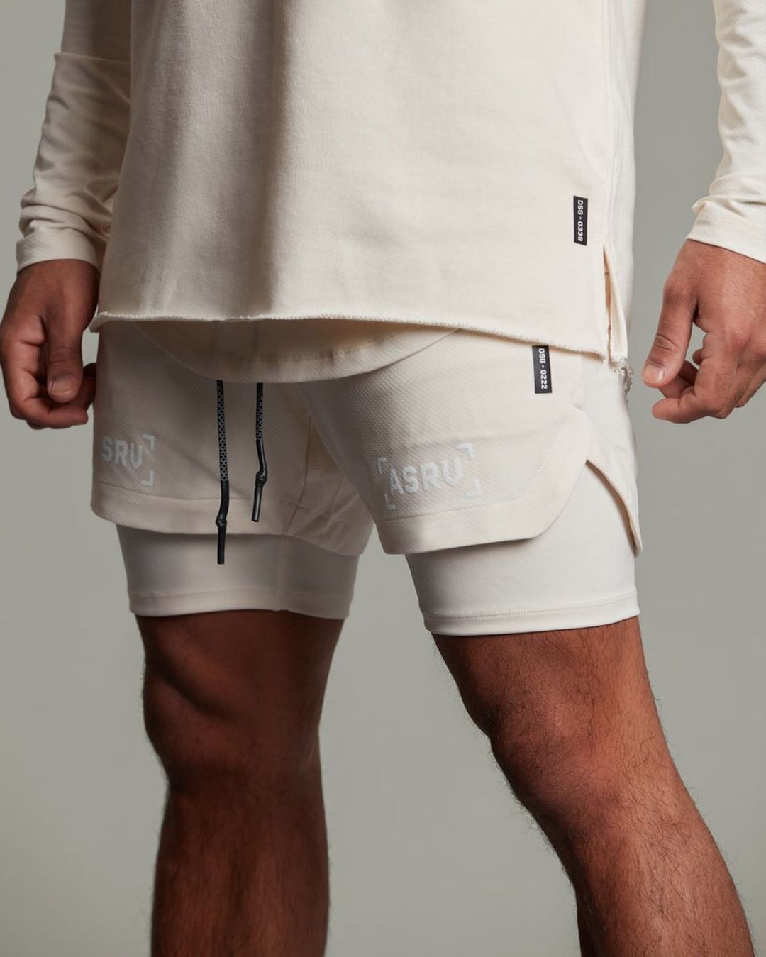 Muscle Fitness Spring and Autumn Men's New Sports Leisure Running Thick Short-sleeved Split Sweatshirt Loose Strip Outer Wear Top