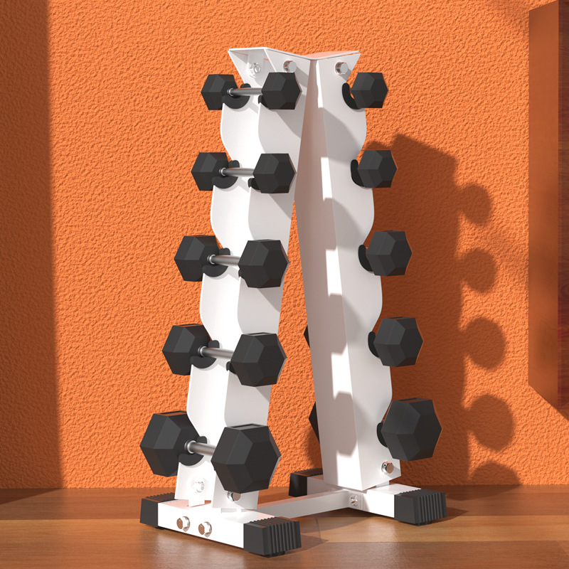 Dumbbell rack household dumbbell men's three-layer dumbbell small bracket storage gym commercial dumbbell rack suit