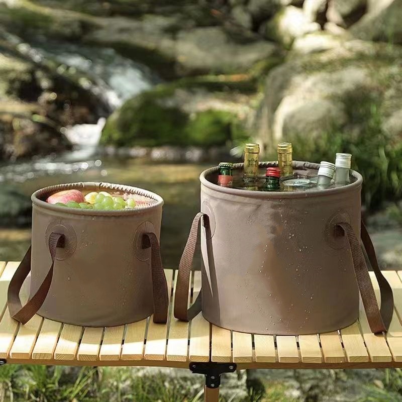 New Portable Outdoor Foldable Bucket 20L Travel Bucket Large Capacity Outdoor Portable Bucket Camping Bucket