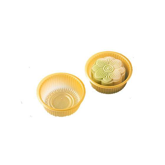 Dessert Transparent Plastic Tray Egg Yolk Pastry Base Mooncake Bag Blister Inner Tray Blister Box Box 100 Pieces for Baking