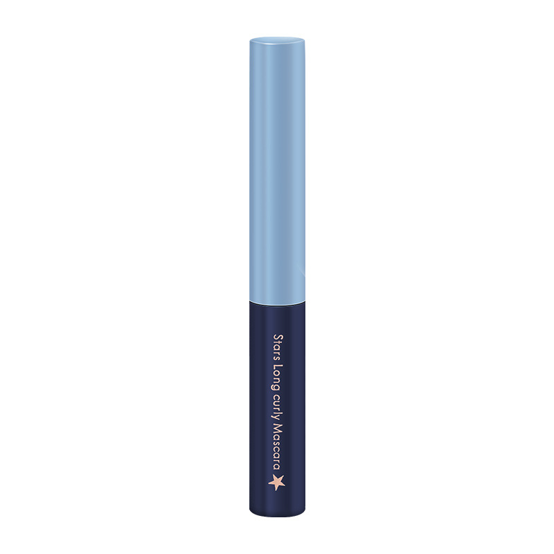 SUAKE Su Anke Double Effect Mascara Blue and White Tube Small Hair Brush Head Slim Head Mascara Beginners Foreign Trade