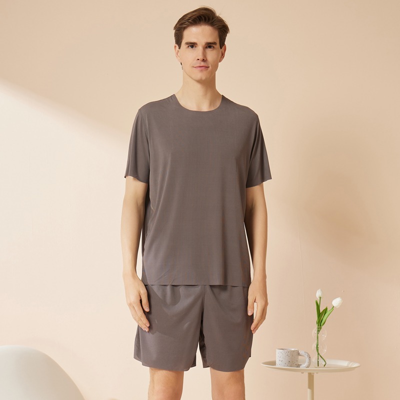 [Male-shirt + shorts] dark gray